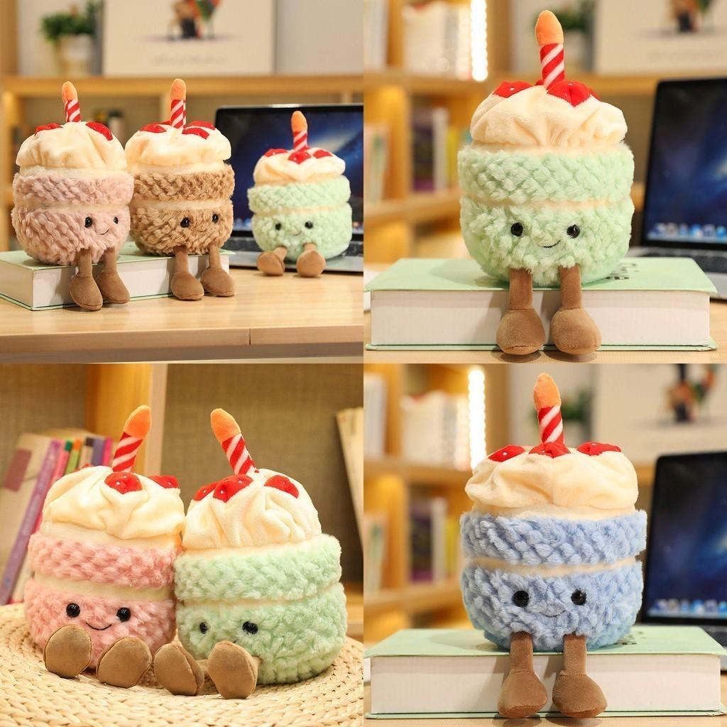 Очаровательная плюшевая игрушка Jellycat в виде торта на день рождения, 28 см