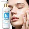Крем с витамином Е — увлажняющий лосьон длительного действия для всех типов кожи, быстро впитывается, нежирная формула для увлажненной, гладкой кожи, 100 мл
