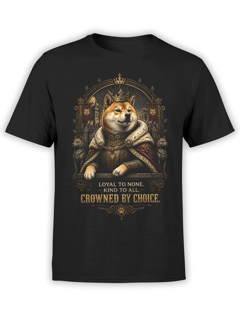 Royal Rebel Shiba Inu T-Shirt | Unisex