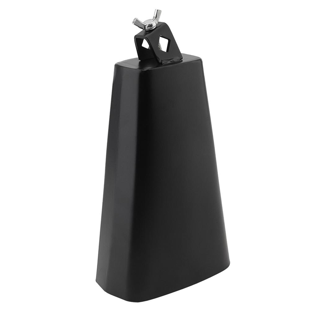 Сверхпрочный металлический железный ковбелл перкуссионный инструмент 6 8 дюймов крепление на обод барабана вверх-вниз включает ключ для настройки ручная перкуссия шумовой инструмент