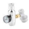 Портативный регулятор CO2 0-60 PSI с металлической конструкцией, газовый регулятор, подходящий для энтузиастов домашнего пивоварения