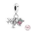 925 Серебряные серьги Pendientes De Aro Moments Para Charm Двойные серьги-кольца Женские серьги подходят Оригинальные серьги ювелирные изделия