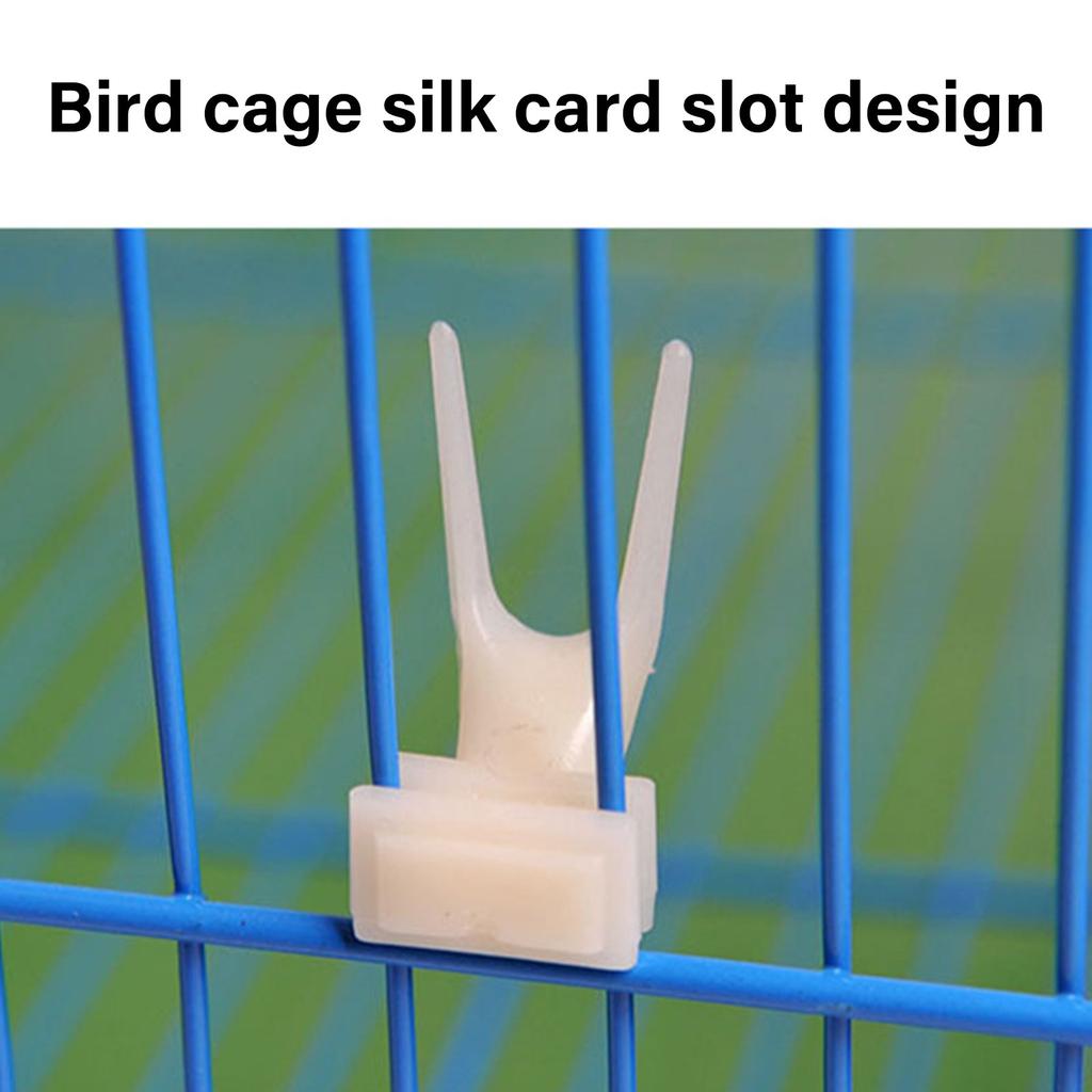 10PCS Bird Forks Food Holder Birdcage Foraging Fruit Holder Plastic Parrot Skewer Treats Feeding Tool for Small Birds