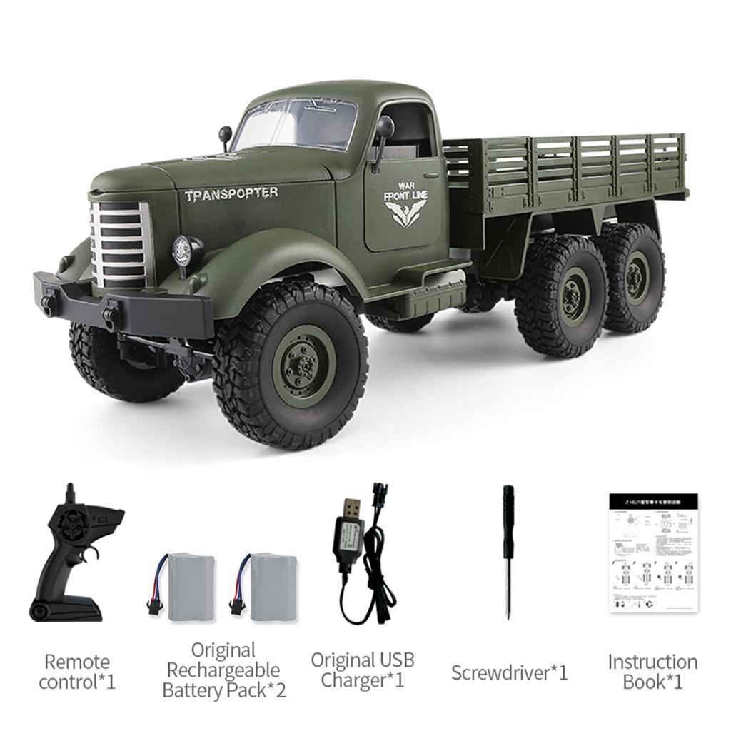 Remote Control Car, 6WD High-Speed Electric Toy Truck for Boys 2.4Ghz Off Road Remote Control