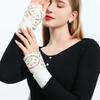 New Autumn Detachable Fake Sleeves for Womens Sweater Wrist Pleater Fake Cuff Decorative Sleeves Lace Ruffles Sleeve Cuff