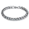 3/4/5/6/8MM Stainless Steel Keel Chain Bracelet Men's Chain Jewelry Accessories