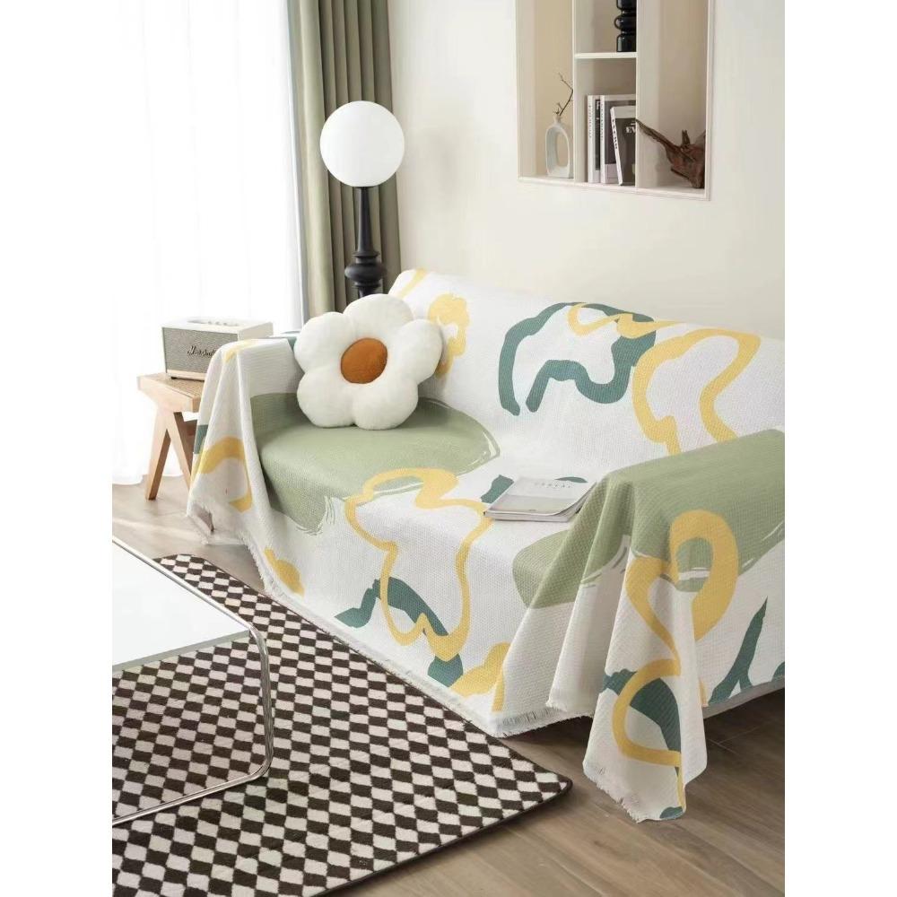 Диванное полотенце в скандинавском стиле, полностью покрытый тканью, чехол для дивана, подушка для гостиной, чехол для дивана Four Seasons Universal