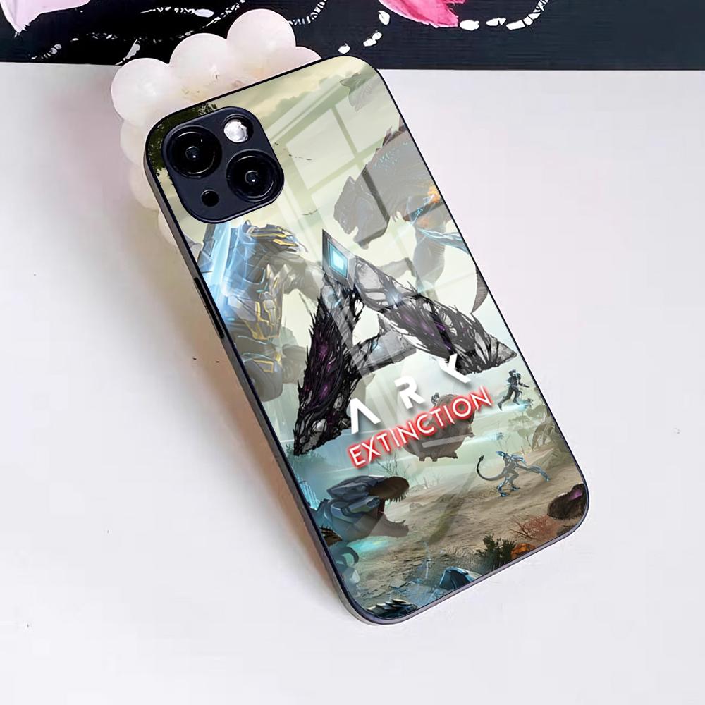 Чехол для телефона ARK Survival Evolved с логотипом для IPhone 17 Pro Max 16 15 14 Pro Max 13 11 X Xs Xr 8 7Plus Стеклянная крышка