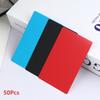 50 шт. Заготовки для лазерной гравировки Алюминиевый лист Визитная карточка для лазерной гравировки Многоцелевые Подарочные карты для DIY
