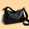 Сумки в стиле ретро с большой вместимостью, сумка через плечо Leisure Simplicity, высококачественная однотонная сумка через плечо из искусственной кожи для женщин