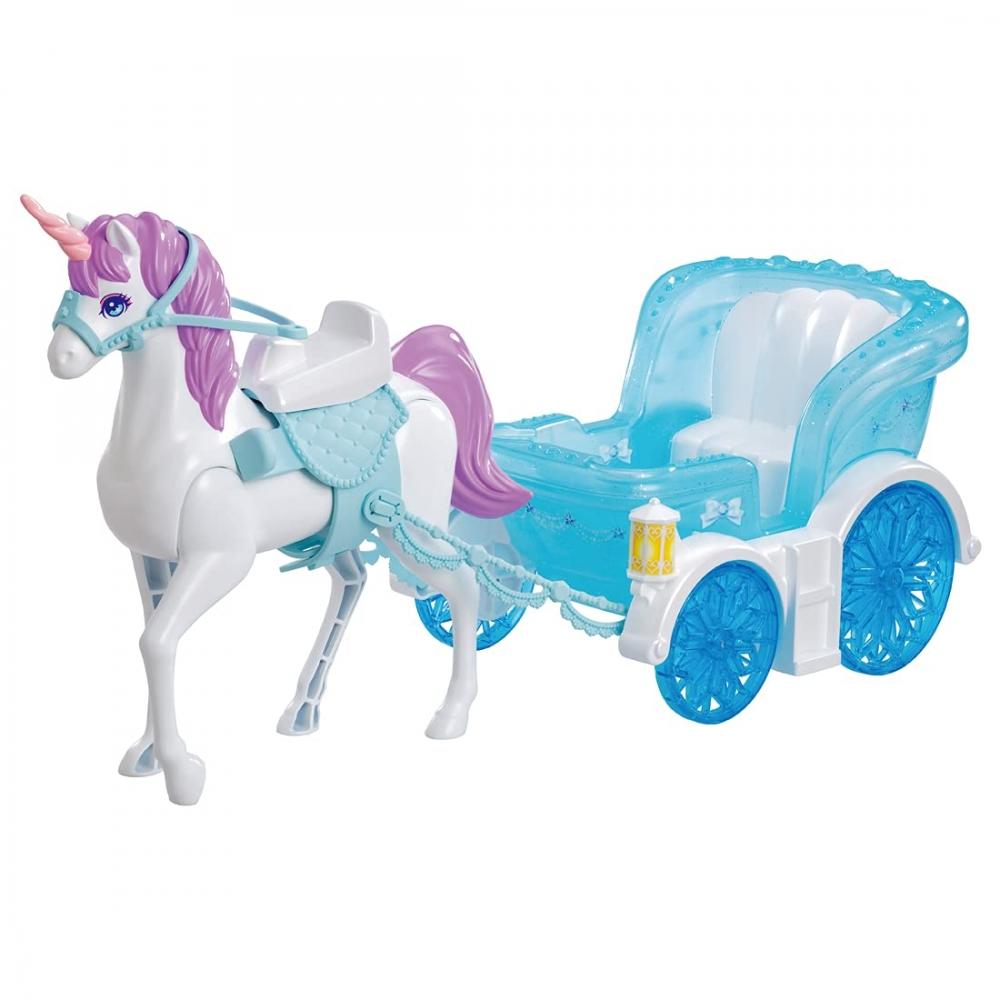 TAKARA TOMY "Licca-chan Dreaming Princess Royal Carriage" Игрушка для ролевых игр с куклой для детей от 3 лет Соответствует стандартам безопасности игрушек Сертификат ST Mark