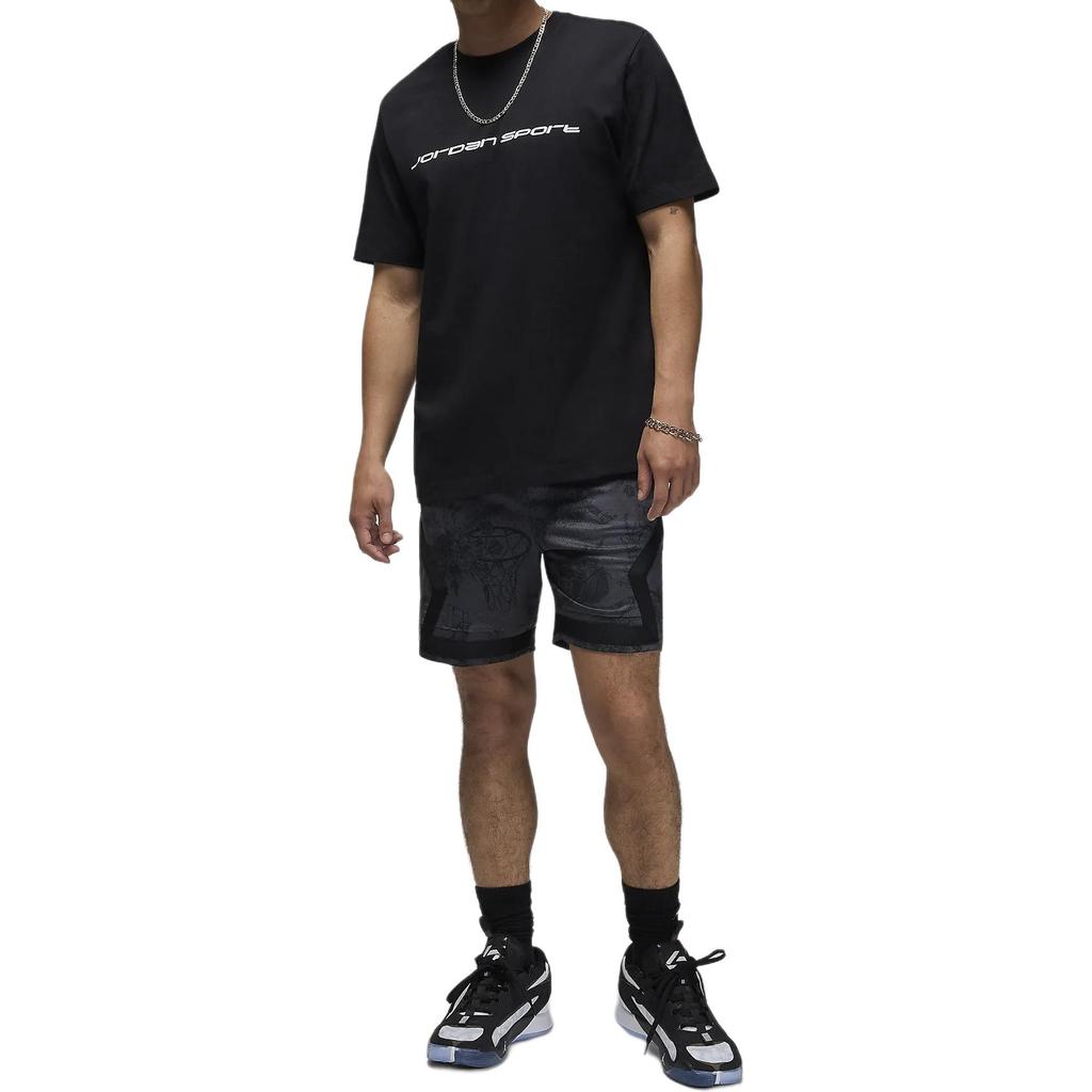Nike T Shirts Men's Black Crew Neck Moderate Straight Fit FZ1931-010