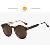 Круглые солнцезащитные очки в стиле ретро для женщин и мужчин, брендовый дизайн, прозрачные женские солнцезащитные очки