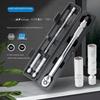 High-Precision Adjustable Torque Wrench with Spark Plug Socket for Auto Repair
