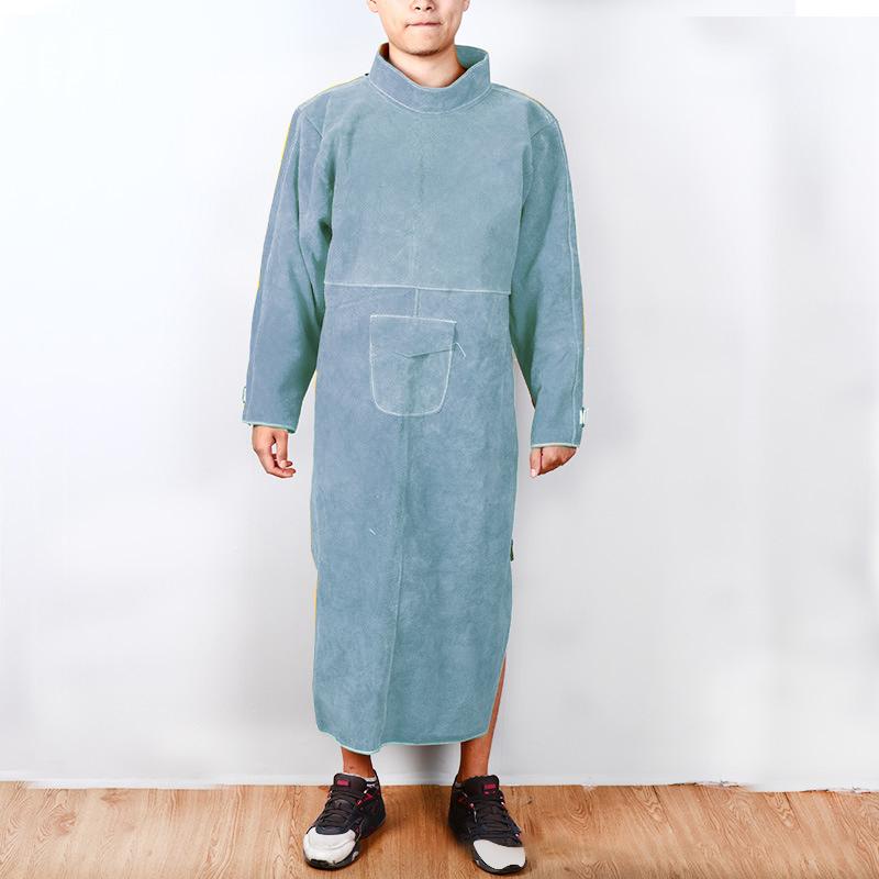 Фартук сварщика Защита от ожогов из коровьей кожи Фартук для защиты от ожогов Износостойкая защита ног сварщика Чехлы для обуви