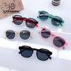 Vintage Fashion Children'S Sunglasses Contrasting Colors Girls Cute Concave Shape Sun Protection Uv Protection Boys Glasses Tide