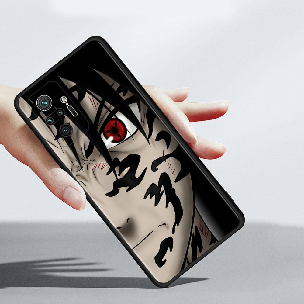 Чехол для телефона Xiaomi Redmi 9 9a 9c 8 k40 Note 9s 9 10 11 8 pro 7 11t 9t 8t, силиконовый чехол Наруто Саске аниме
