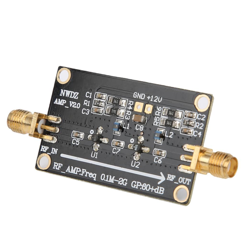 LNA 0.1M?2G РЧ Широкополосный Усилитель 60дБ Высокий Коэффициент Усиления Малошумящий Модуль Усиления Поставки