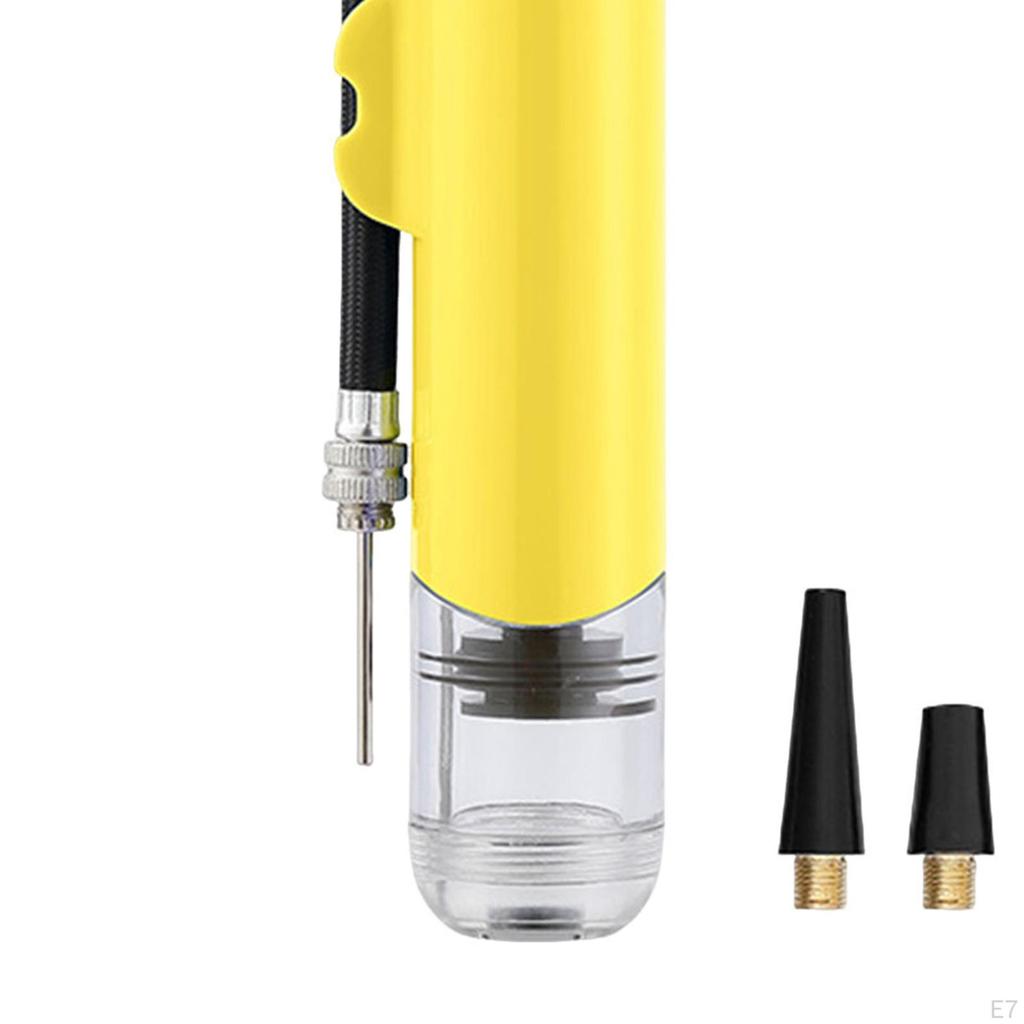 Насос для мяча с манометром Баскетбольный, Защищенный от дождя, Мяч для йоги, Спортивные аксессуары, Ручной