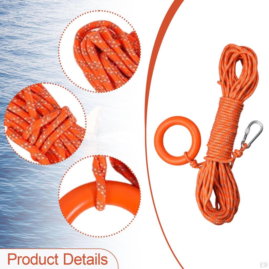 Плавучий шнур для воды, плавучий шнур, спасательный трос плавучести для дайвинга, шлюпки, рыбалки
