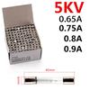 10 штук 6x40 мм Микроволновая печь Высоковольтные предохранители 0.65A 0.75A 0.8A 0.9A 5 кВ для замены микроволновой печи
