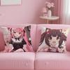 Популярная игра Nekopara Наволочка Мягкая Легко стирающаяся Наволочка Универсальная для Дивана Кровати Путешествий и Офиса