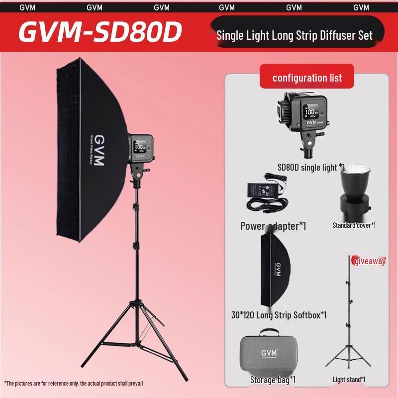 GVM SD80D RGB Двухцветный светодиодный видеосвет