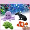 Finger Marine Animal Plush Toy Cartoon Stuffed Doll Room Decoration Kids Gift