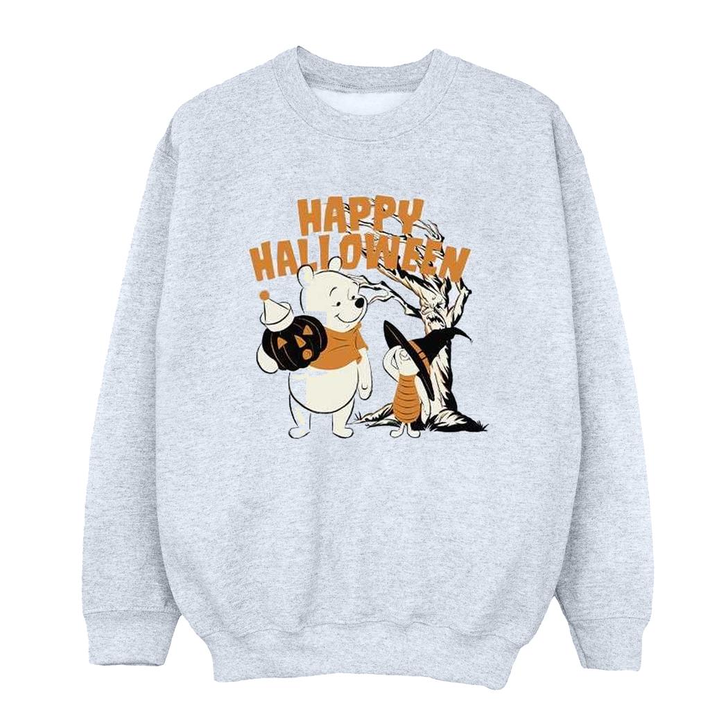 Disney Womens/Ladies Winnie The Pooh And Piglet Happy Halloween Sweatshirt