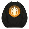 KAN6312 Kmb0158 Khan Custom Symbol Толстовка на флисовой подкладке - Черная