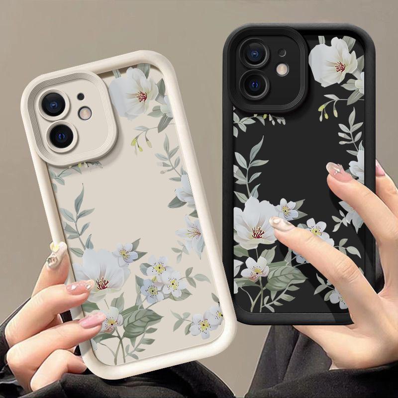 Для iPhone 16 Pro 15 14 13 Pro Max 12 11 Xr Xs X 8 7 противоударный мягкий чехол для защиты линз из ТПУ с цветами