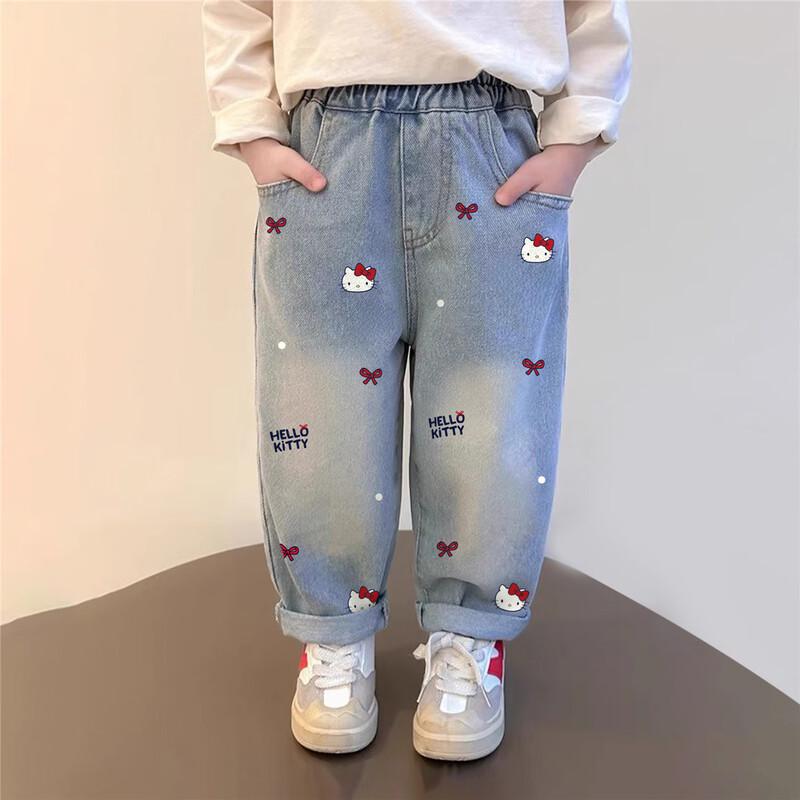 Hello Kitty Женские ретро-джинсы скинни