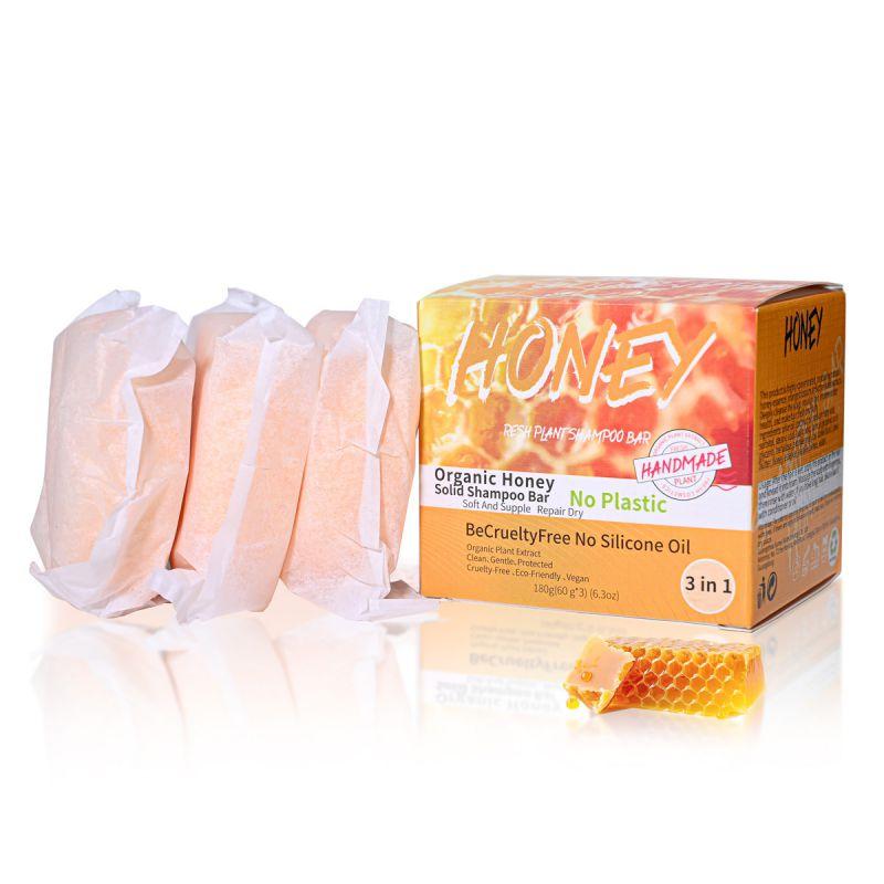 3 шт./набор шампунь-мыло, растительный шампунь, мыло, глубокое очищение/контроль жирности/пушистый/гладкий/крепкий у корней волос/питательный, восстанавливающий/против перхоти