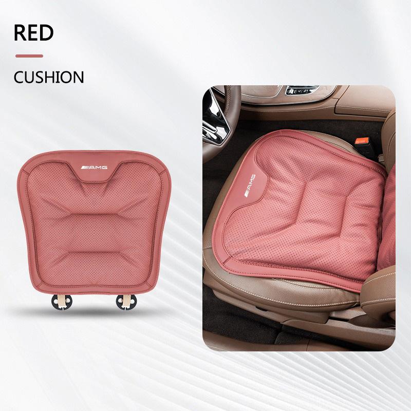 SUG2   New Car Seat Soft Velvet Cushion Non-Slip Protector Breathable Pad Backrest For Mercedes Benz B/C/E/S Class A Class C200L GLC