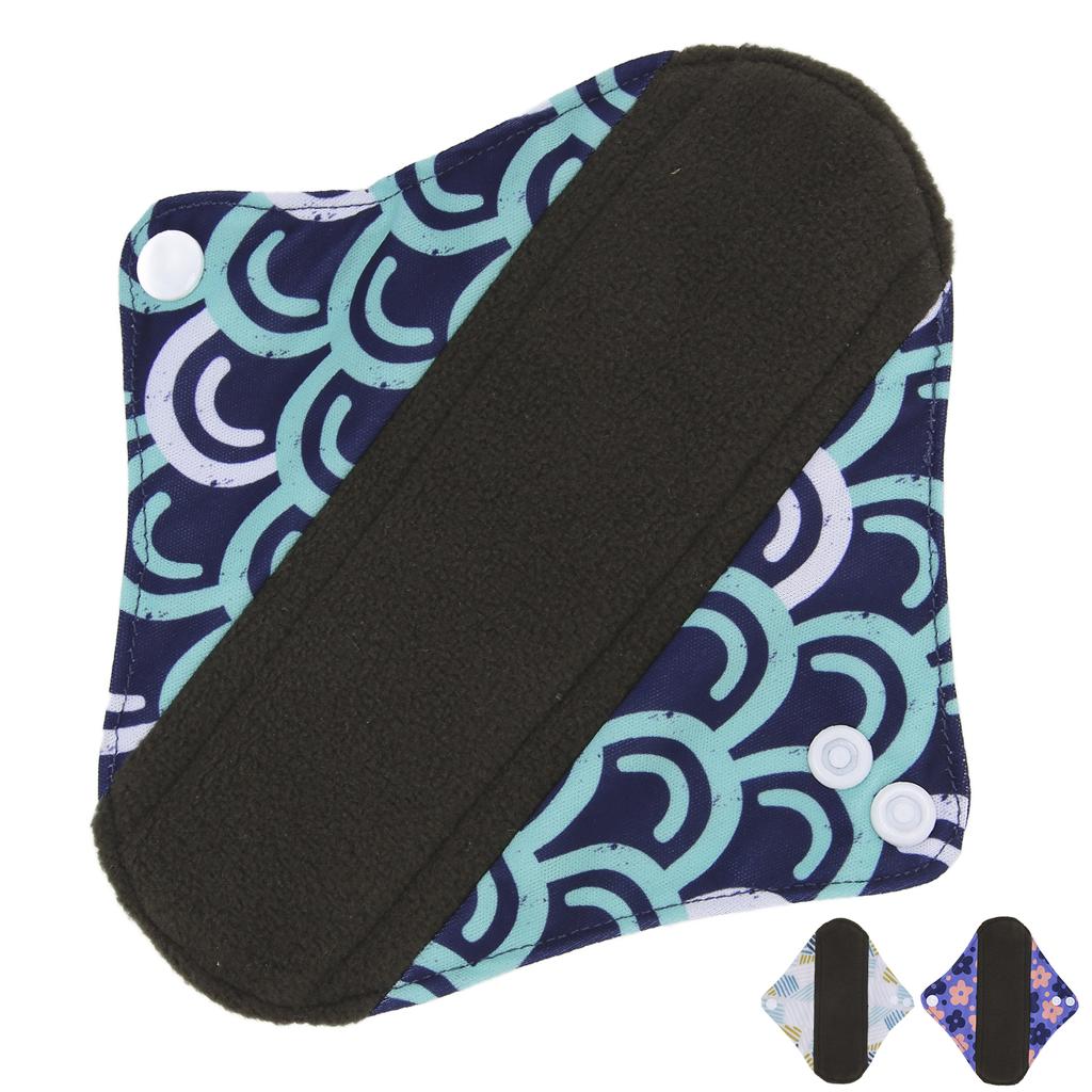 Многоразовые менструальные прокладки, моющиеся бамбуковые угольные ткани, герметичные женские гигиенические прокладки, прокладки для женщин