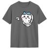 Hachiware On The Toilet Potty Chiikawa Usagi Poop Pooping Meme T Shirt T-Shirts Short Sleeve Cotton O Neck Oversize Clothing