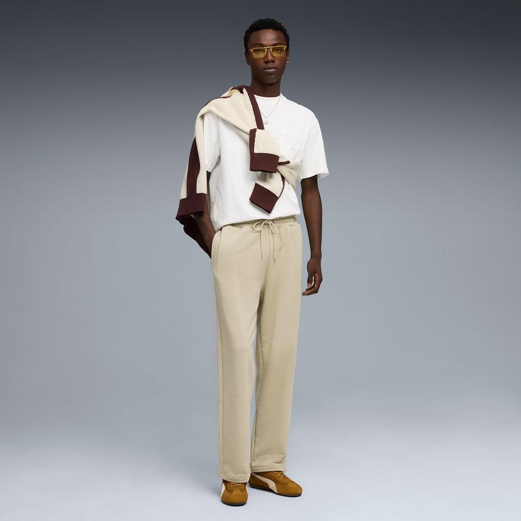 Puma WARDROBE ESS RELAXED TR OP men's pants beige 62965161 r L
