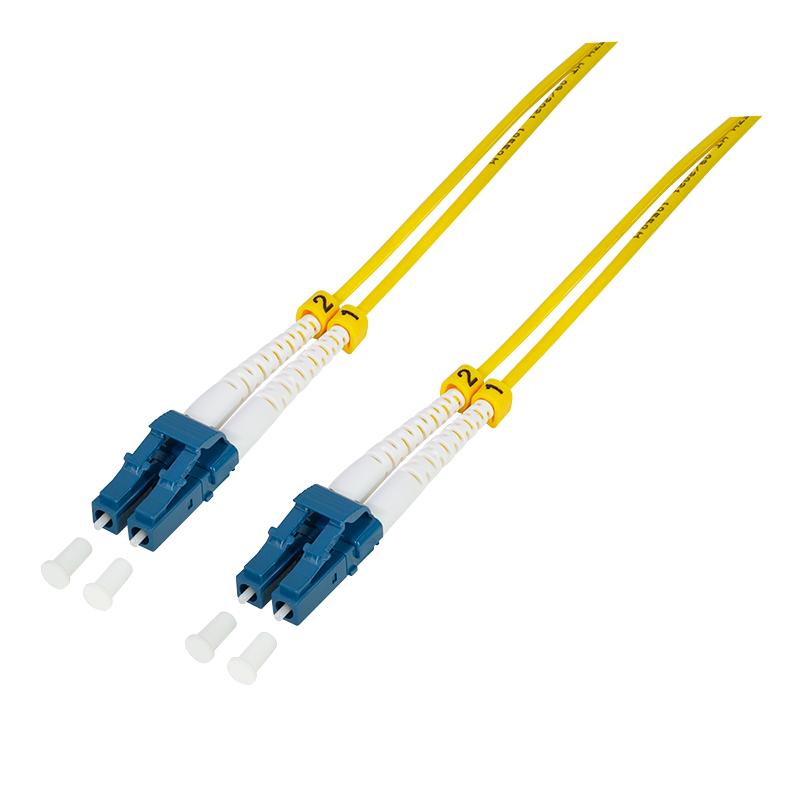 LogiLink OS2 9/125µ LC-LC duplex fiber optic cable 0.5 m 100 Gbit/s
