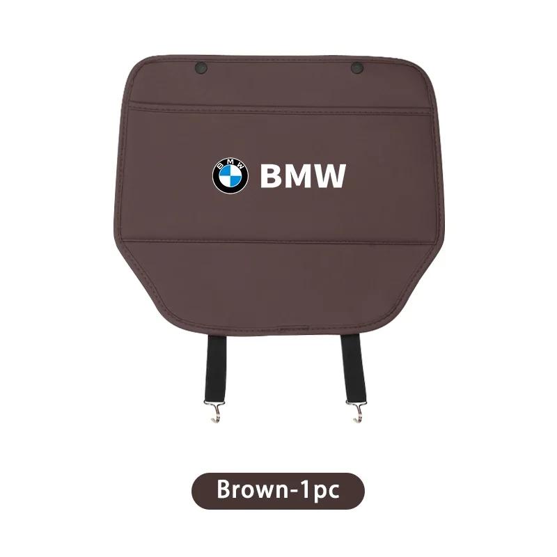 Car Sticker 2025 Hot Car Seat Back Protection Anti-Kick Pad Rear Seat Organizer Storage Bag For BMW M3 M4 X1 X3 X5 X7 E39 E46 E6