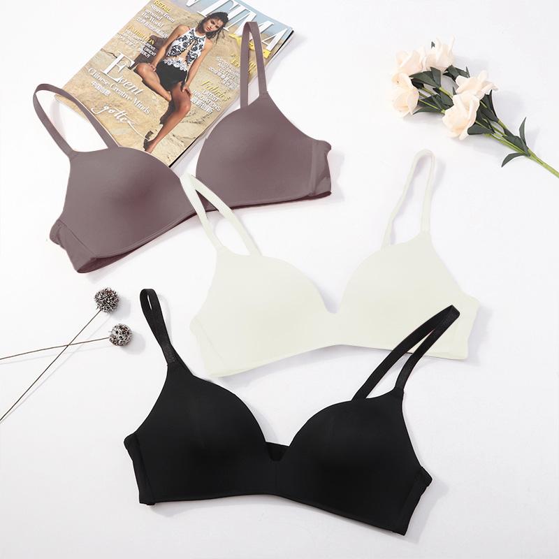 1/3 шт. Сексуальный бюстгальтер для женщин без косточек с эффектом пуш-ап, бюстгальтер, женское нижнее белье, гладкая ткань, бесшовный дизайн, нижнее белье