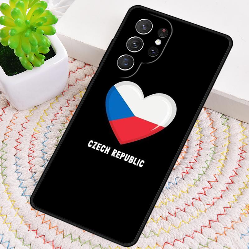 Чехол для телефона с флагом Чешской Республики для Samsung Galaxy note 10 pro S26 Ultra S23 S24 FE S25 S21 S22 PLUS ударопрочный Чехол