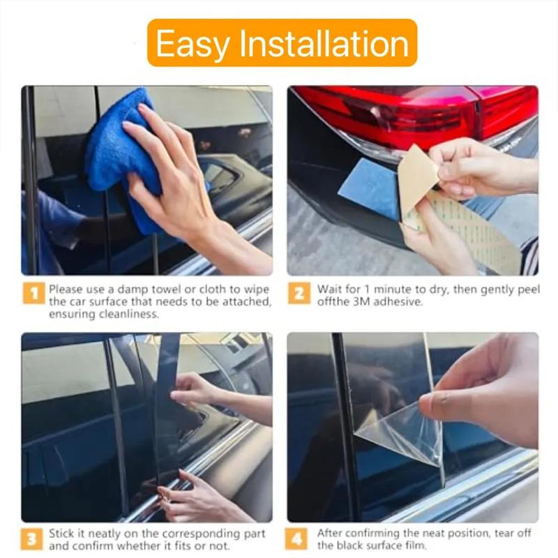 For BMW X6 F16 2015- B/C Pillar Stickers -PC Window Decorative Trim for Middle Pillar,Car Exterior Accessoris 2016 2017 2018
