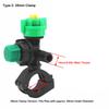 2PCS Engineering Plastic Spraying Nozzle 20mm /25mm Clamp Fan Shaped Spray Nozzle  Field Spraying