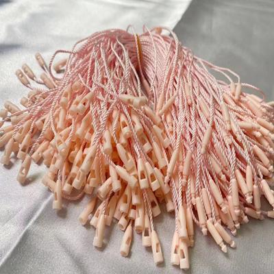 100 шт., подарочная сумка, бирки, веревки, элегантные, компактные, с быстрым креплением, уникальные сумки для одежды, ценники, шнурки с защелкой, ежедневное использование