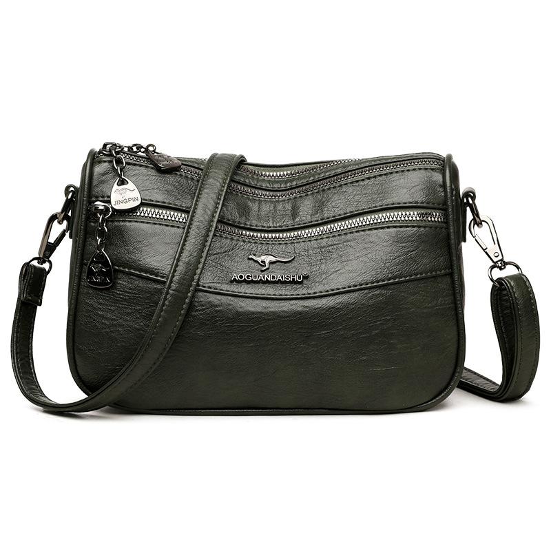 Женская сумка Four Seasons Женская сумка Большая вместимость Хорошее качество Одно плечо Косая сумка через плечо Мягкая текстура Сумка