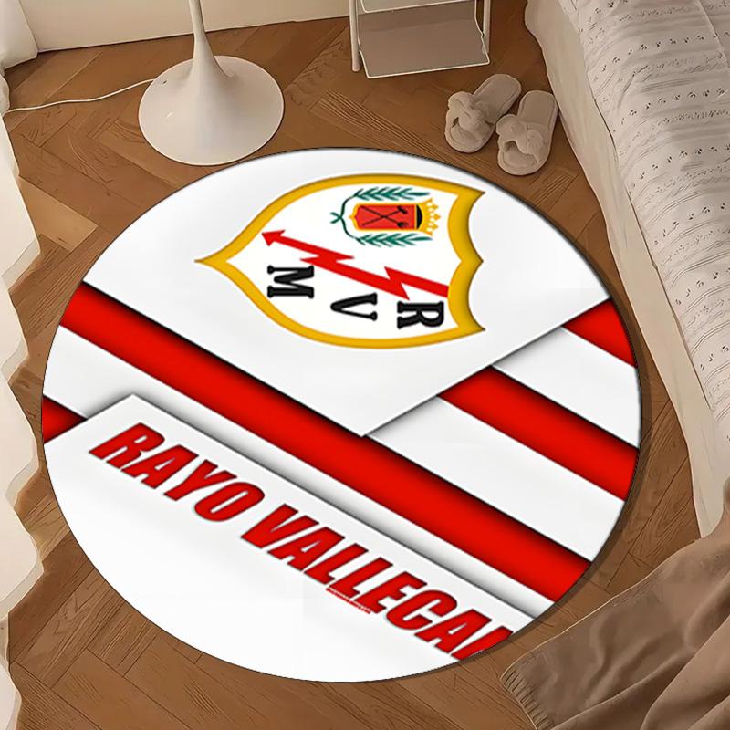 1PC Rayo Majestic Emblem Round Rug for Livingroom,Bedroom, Palyroom, Chair Rug, Area rug, Circle Carpet, Large Size Fan Christmas gift
