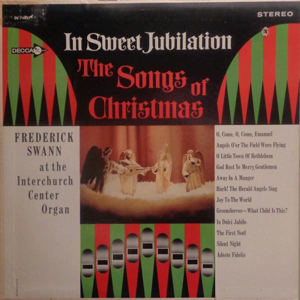 LP Record FREDERICK SWANN In Sweet Jubilation The Songs Of DL74637 DECCA 1965 US Classical Used