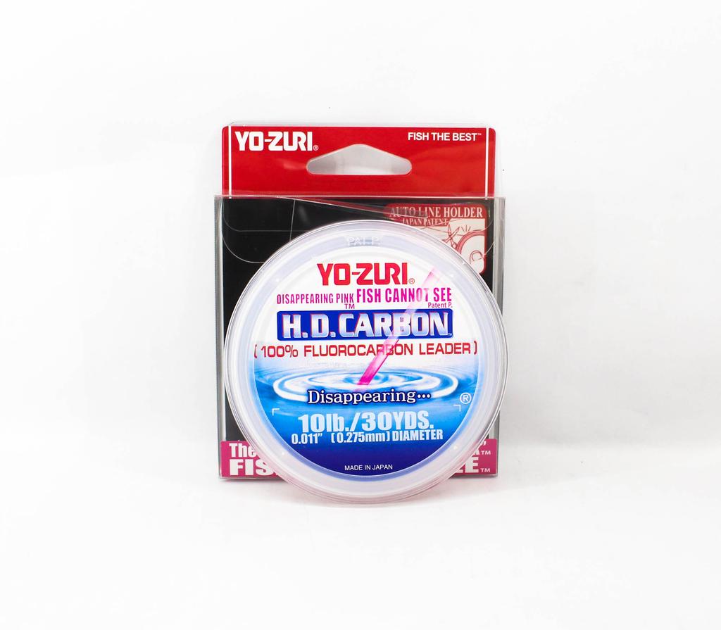 Yo Zuri HD Carbon Fluorocarbon Pink 100% 30 ярдов 10 фунтов R886-DP (1341)