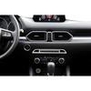 For Mazda CX-5 2017-2024 Matte Silver Console CD Switch Control Frame Trim 1PCS