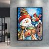 5D DIY Diamond Embroidery Christmas Tree Santa Snowman Diamond Painting Mosaic Home Decoration